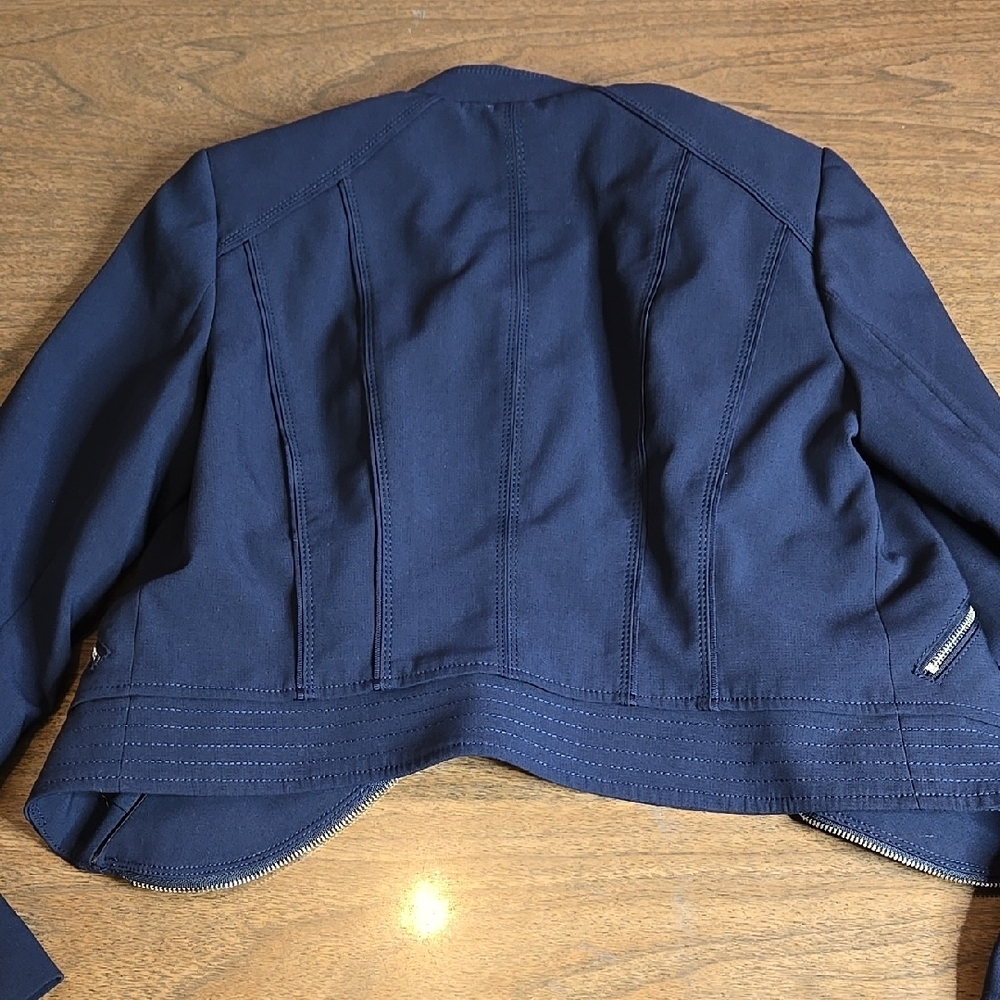 White House Black Market Moto Jacket - Picture 6 of 8